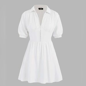 Solid Corset Mini Dress – NWT